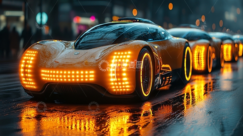 高清大图下载【趣麦麦图】未来感跑车