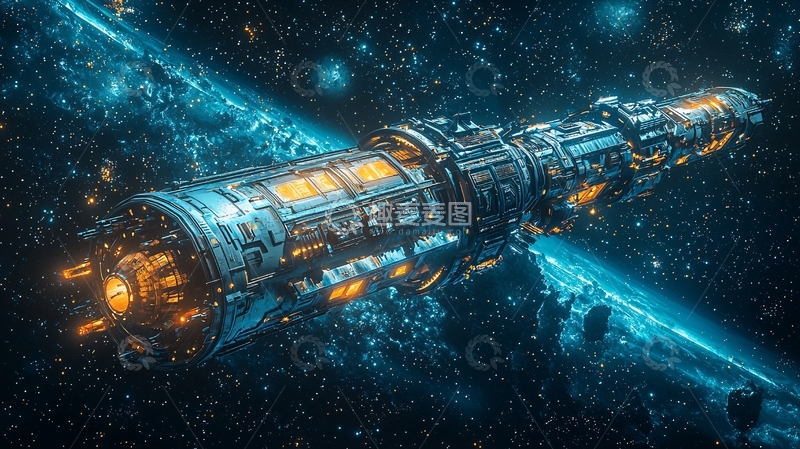 高清大图下载【趣麦麦图】宇宙飞船