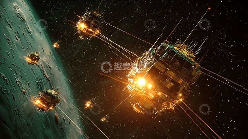 高清大图下载【趣麦麦图】宇宙飞船