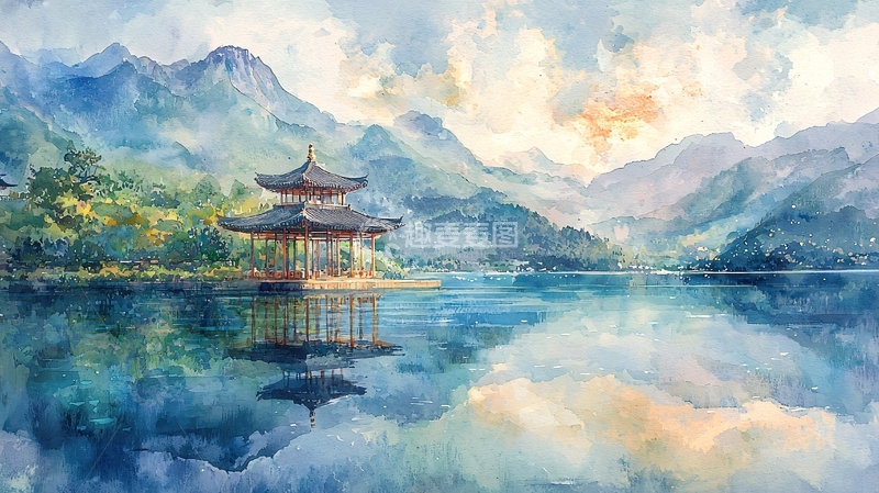 高清大图下载【趣麦麦图】水墨画