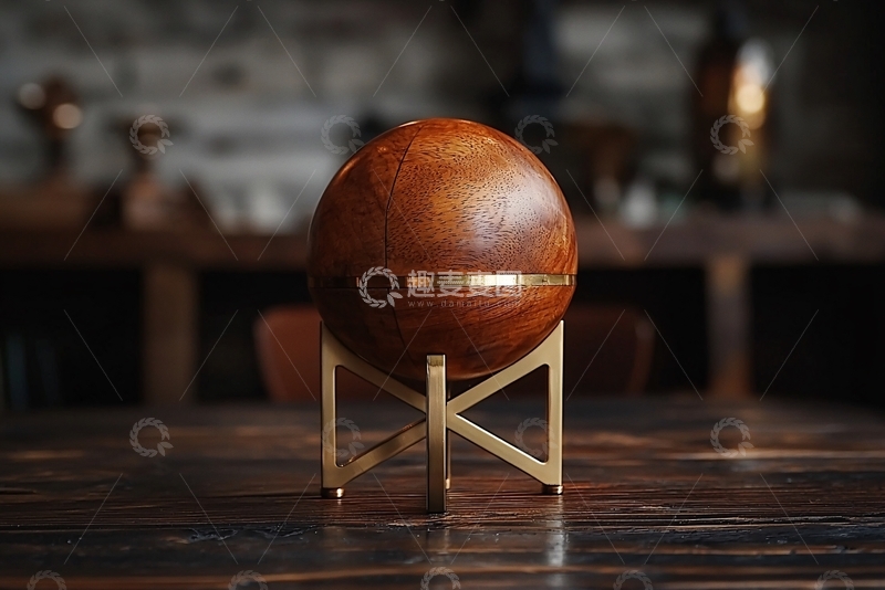 高清大图下载【趣麦麦图】木质蛋形摆件