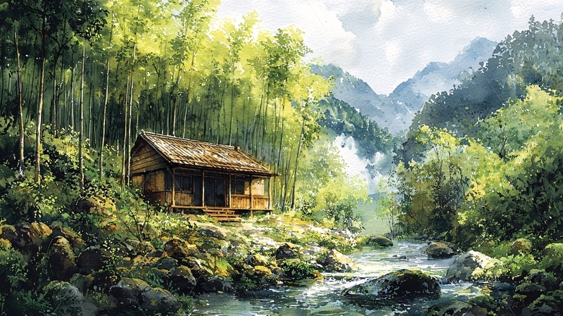 竹林小屋