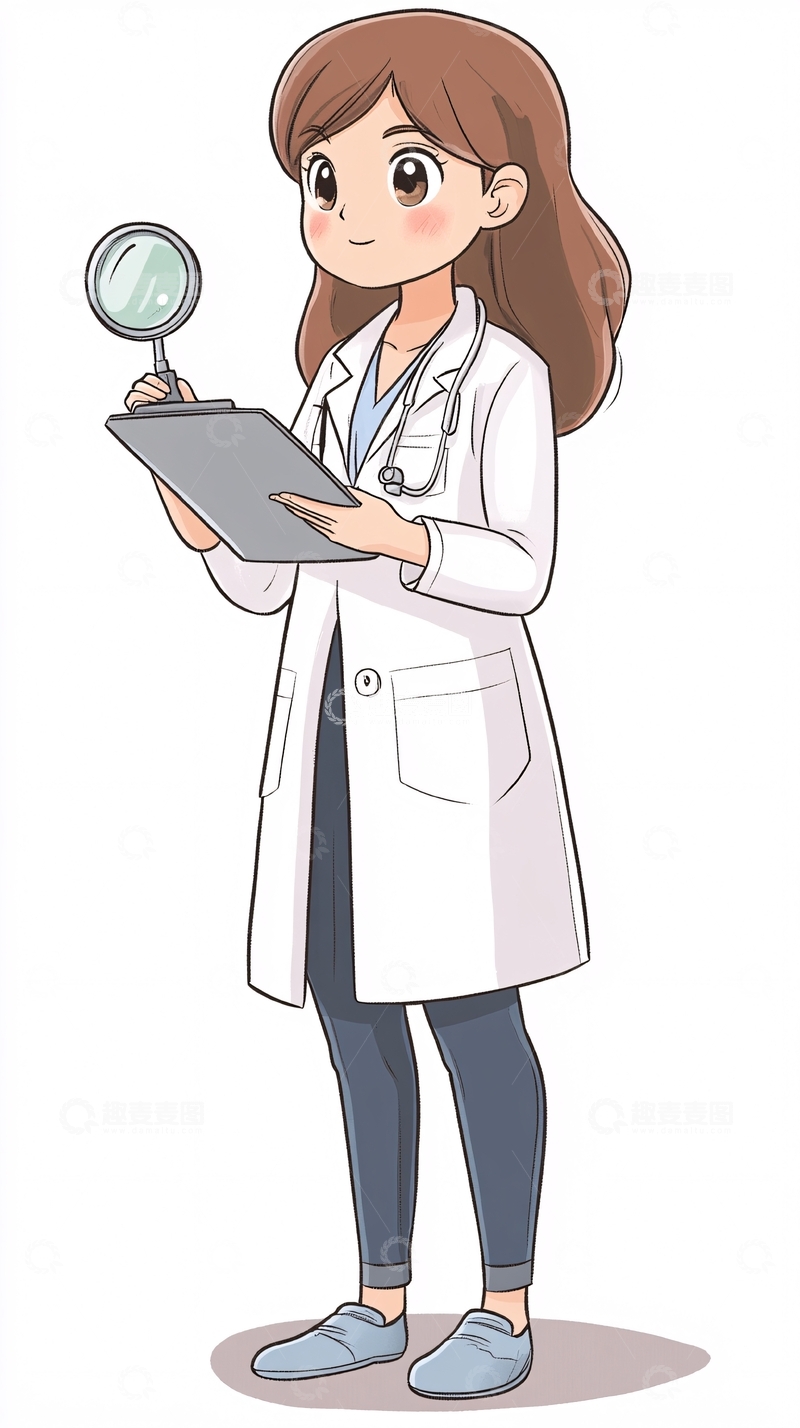 高清大图下载【趣麦麦图】女医生