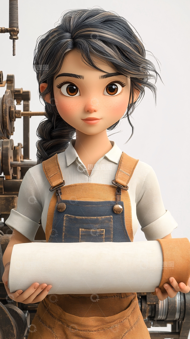 高清大图下载【趣麦麦图】动漫女孩