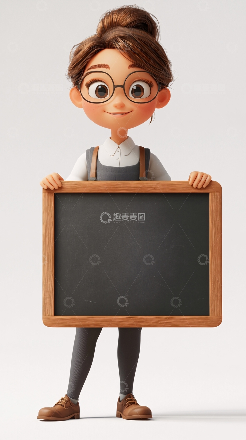 高清大图下载【趣麦麦图】卡通女孩95