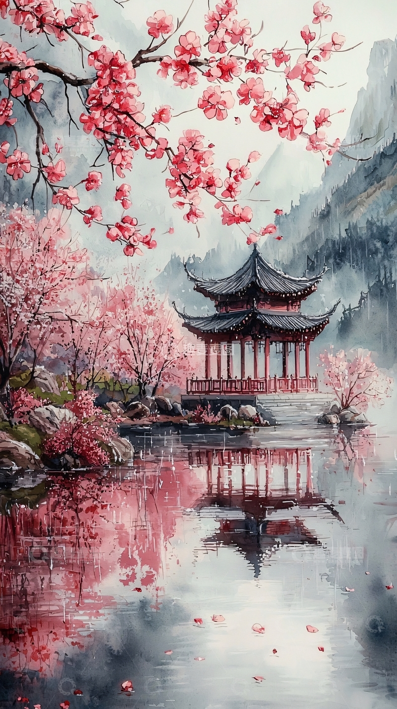 高清大图下载【趣麦麦图】水墨画