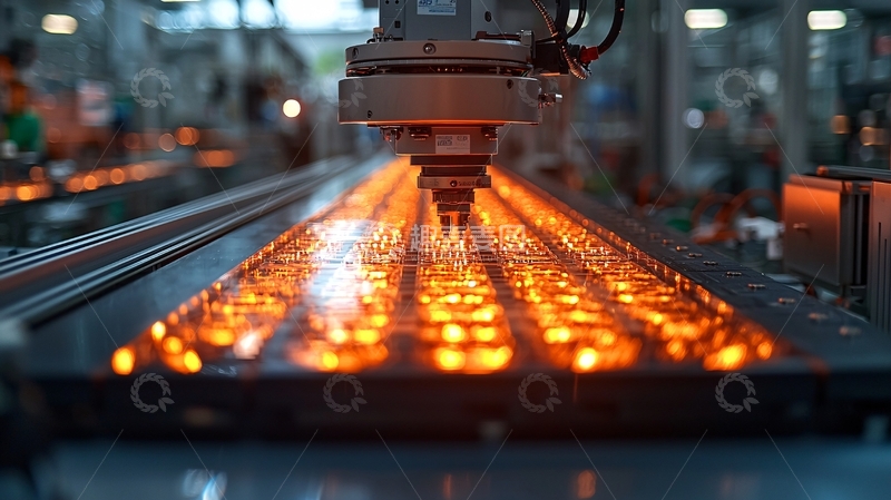 高清大图下载【趣麦麦图】智能工厂流水线