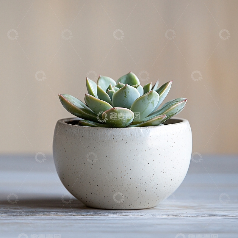 高清大图下载【趣麦麦图】-多肉植物盆栽