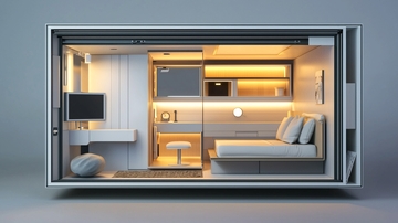 极简主义微型公寓