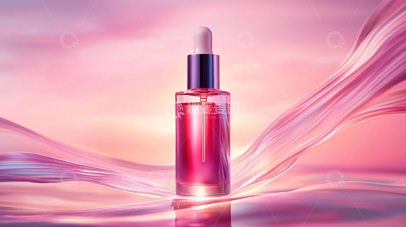 高清大图下载【趣麦麦图】粉色系护肤品瓶子