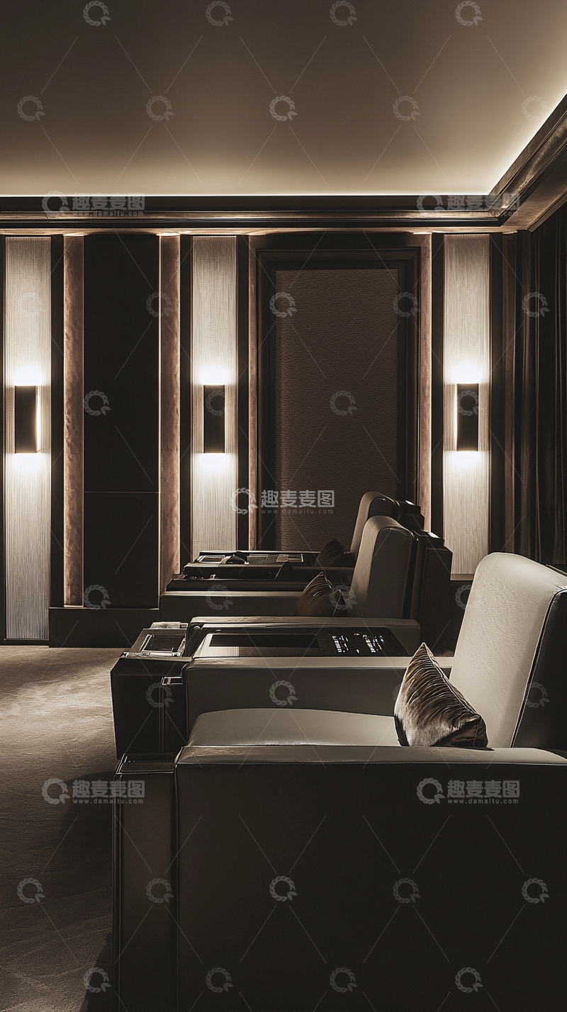 高清大图下载【趣麦麦图】高端奢华私人影院