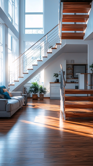 现代简约室内楼梯设计