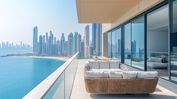 迪拜海景阳台公寓