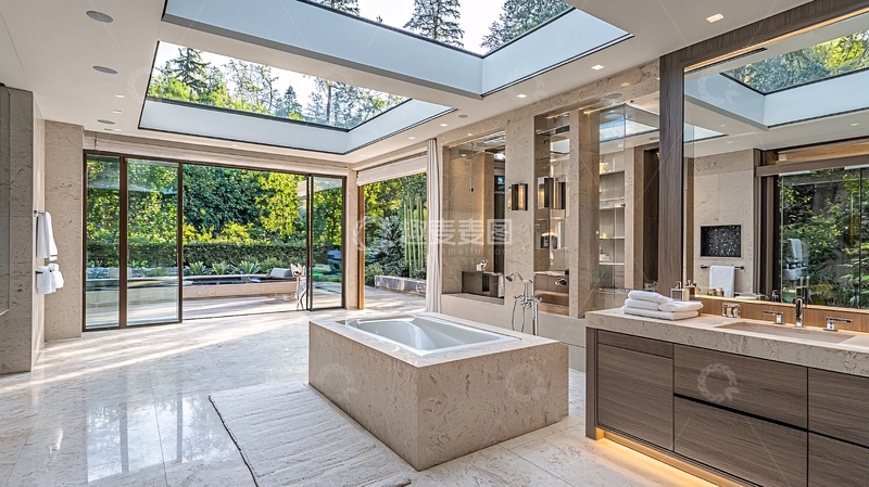 高清大图下载【趣麦麦图】现代奢华浴室设计
