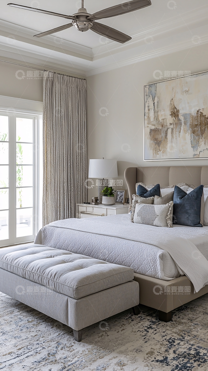 高清大图下载【趣麦麦图】现代简约主卧设计