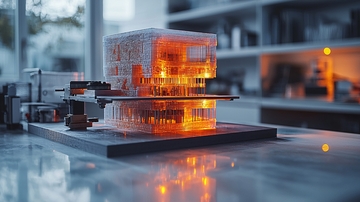 透明立方体内部结构