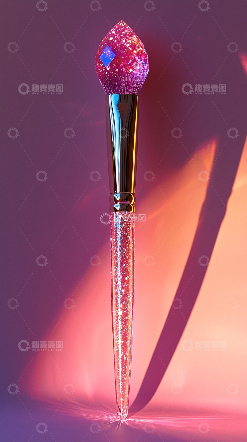 高清大图下载【趣麦麦图】闪亮水晶化妆刷