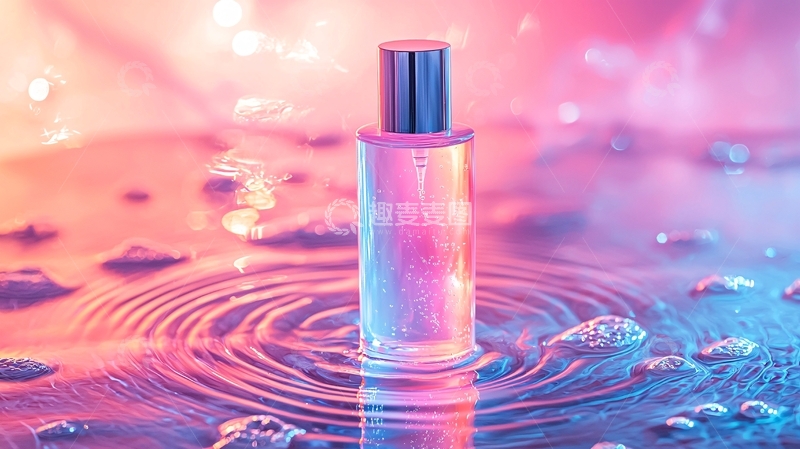 高清大图下载【趣麦麦图】梦幻水面香水瓶