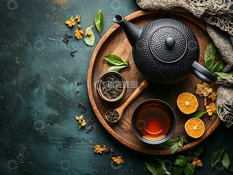 高清大图下载【趣麦麦图】茶具静物摆拍