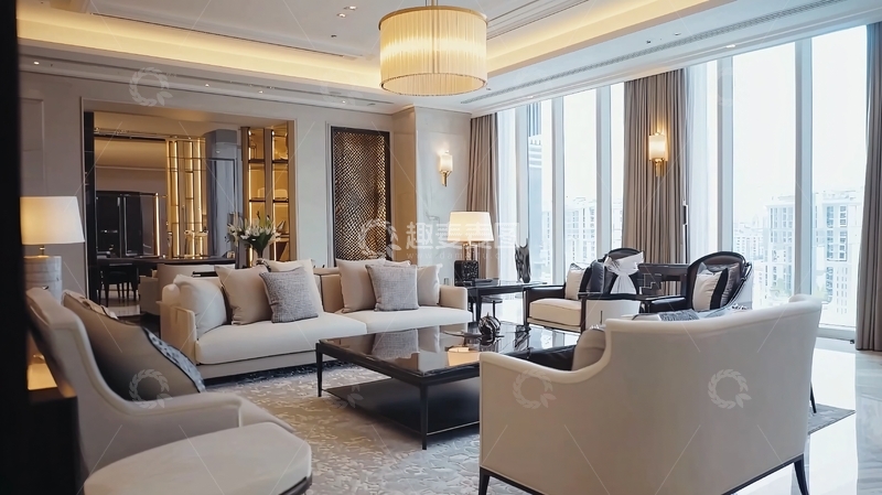 高清大图下载【趣麦麦图】现代轻奢风格客厅