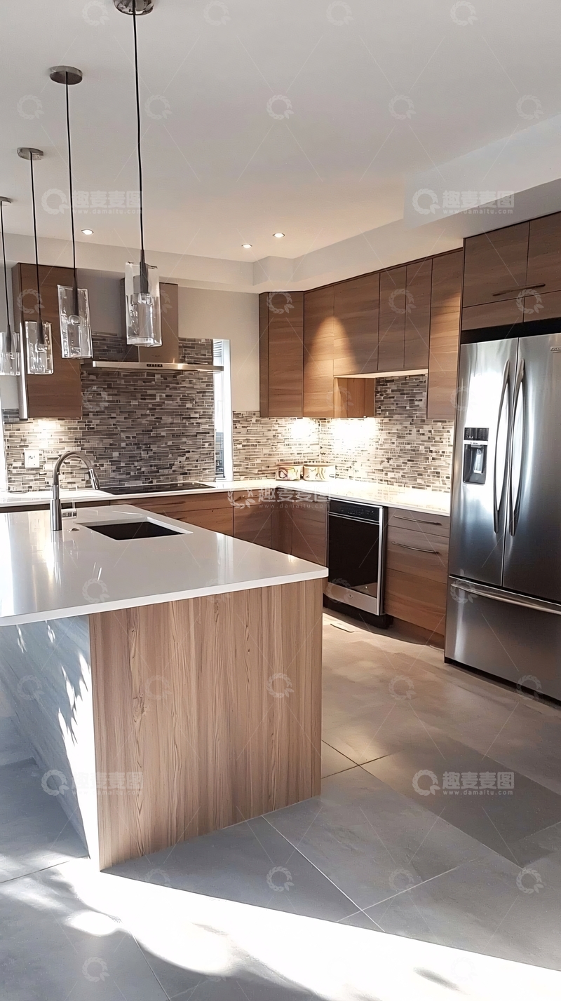 高清大图下载【趣麦麦图】现代简约风格厨房设计