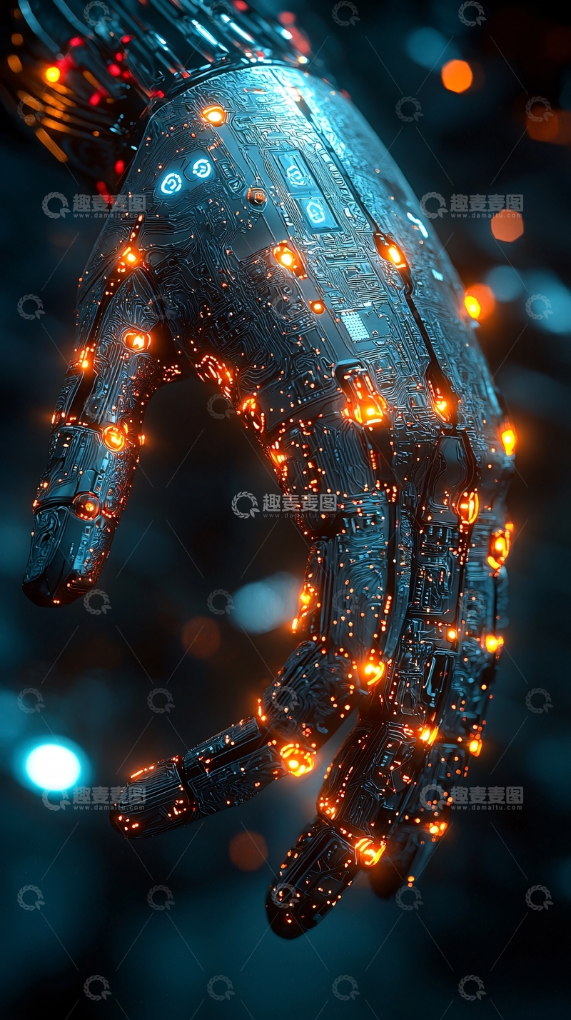 高清大图下载【趣麦麦图】机械手