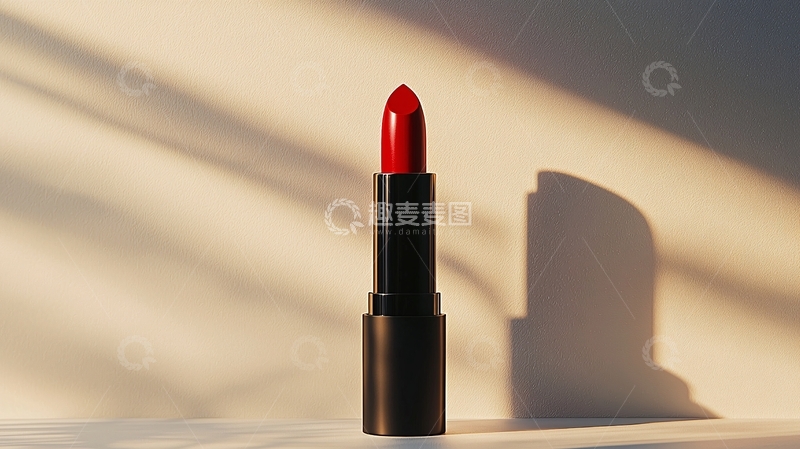 高清大图下载【趣麦麦图】红色口红特写