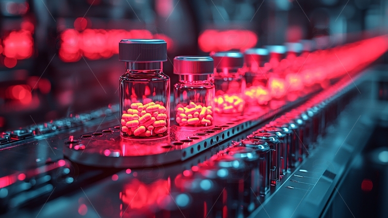 高清大图下载【趣麦麦图】药品生产线