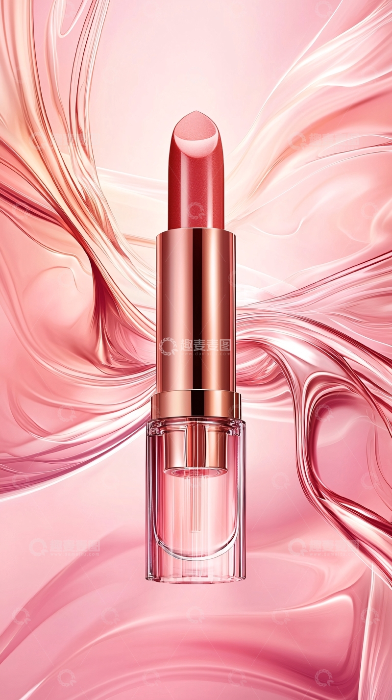 高清大图下载【趣麦麦图】粉色口红