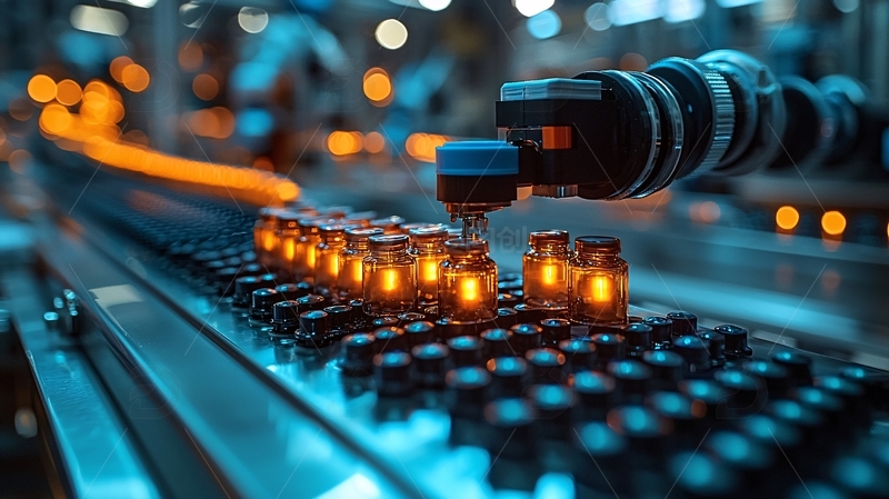 高清大图下载【趣麦麦图】自动化生产线