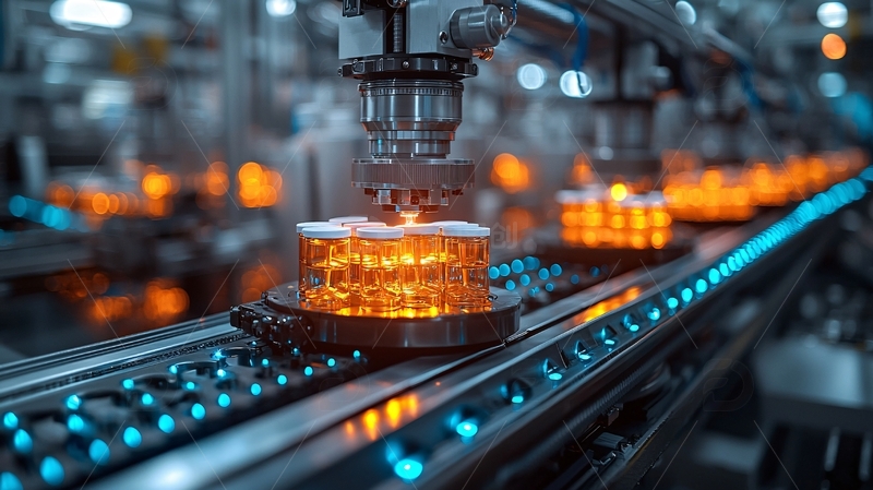 高清大图下载【趣麦麦图】自动化生产线