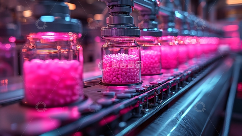 高清大图下载【趣麦麦图】自动化生产线