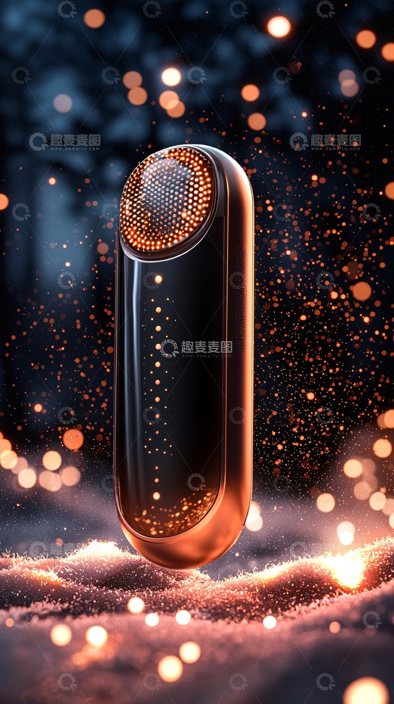 高清大图下载【趣麦麦图】科技感十足的黑色金属设备