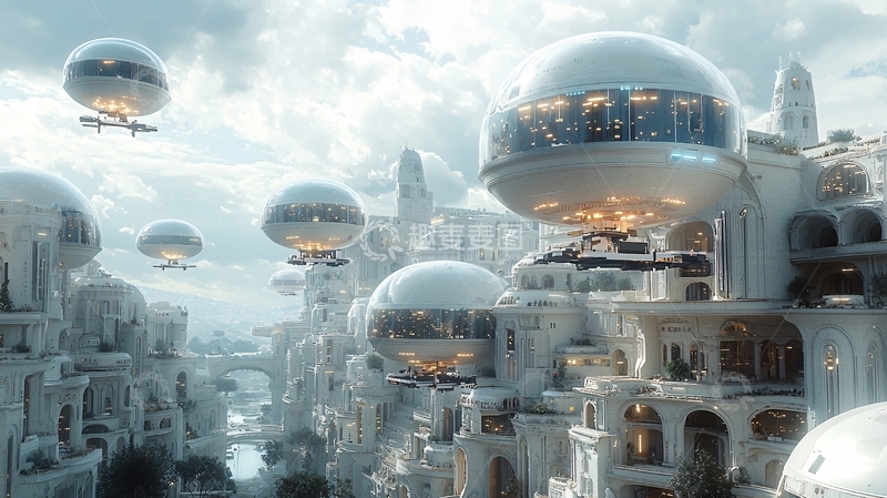 高清大图下载【趣麦麦图】未来都市