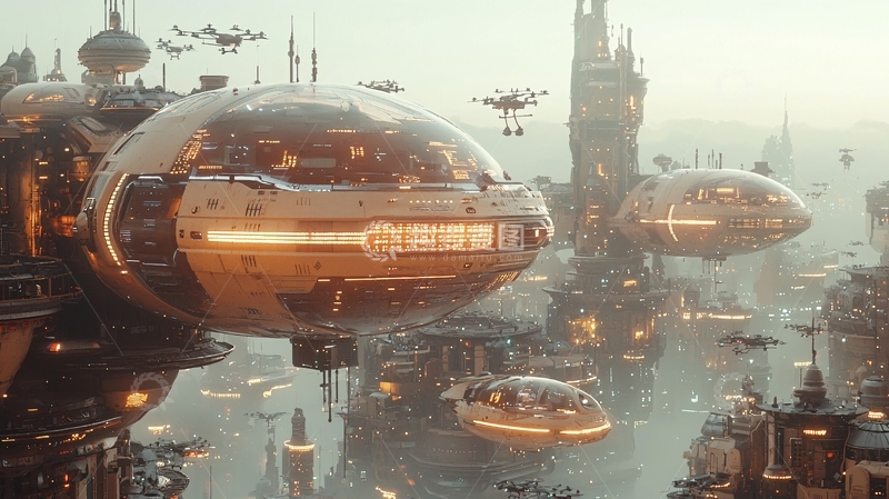 高清大图下载【趣麦麦图】未来都市