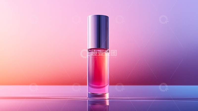 高清大图下载【趣麦麦图】口红玻璃瓶产品展示