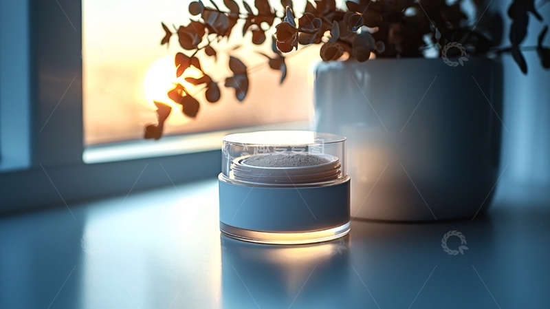 高清大图下载【趣麦麦图】护肤品在窗边