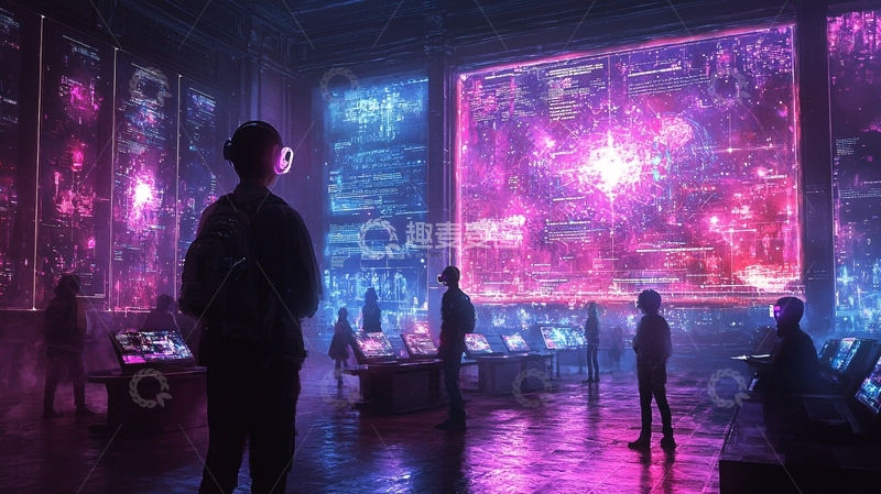 高清大图下载【趣麦麦图】未来科技感场景