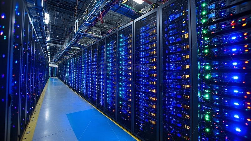 高清大图下载【趣麦麦图】大型数据中心服务器机房