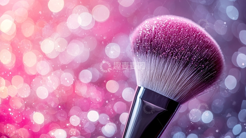 高清大图下载【趣麦麦图】粉色化妆刷