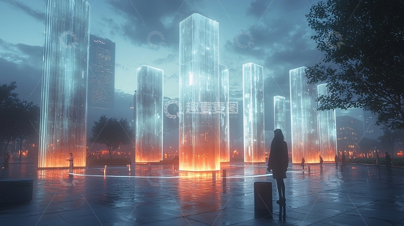 高清大图下载【趣麦麦图】未来都市