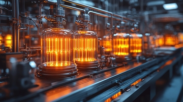 发光真空管生产线