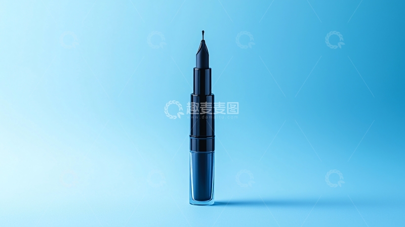 高清大图下载【趣麦麦图】黑色细长笔