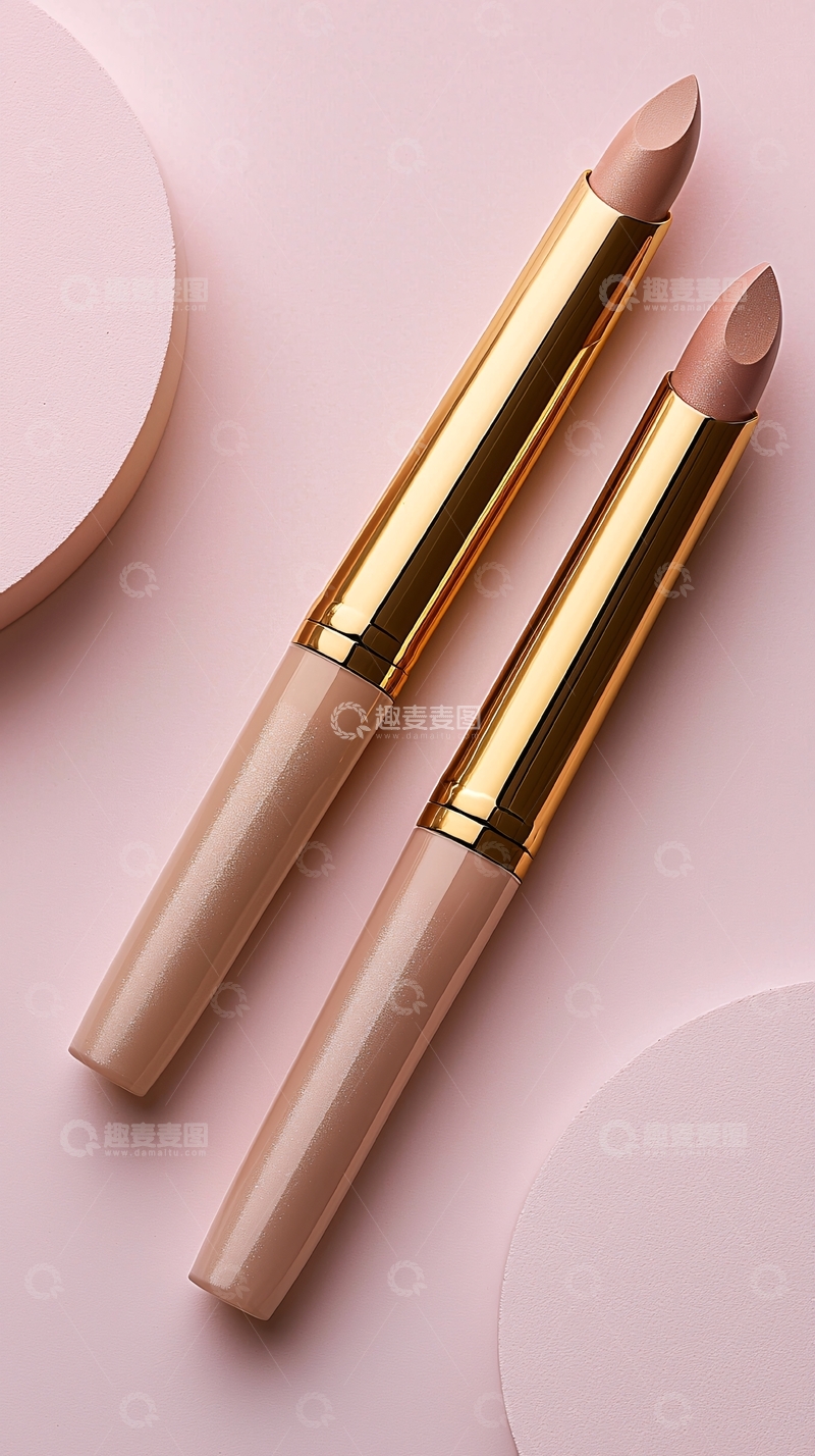 高清大图下载【趣麦麦图】裸粉色口红