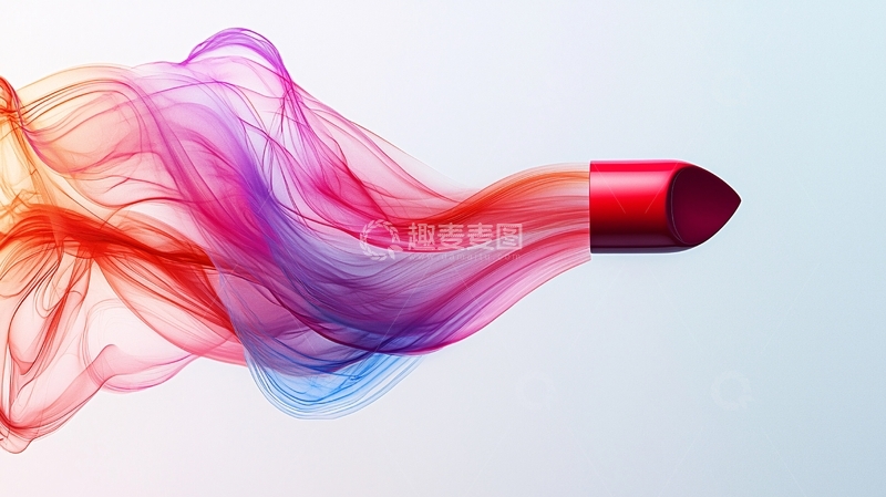 高清大图下载【趣麦麦图】飞行的子弹拖着彩色烟雾