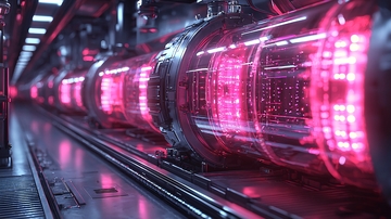 未来科技感量子计算机