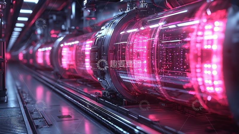 高清大图下载【趣麦麦图】未来科技感量子计算机