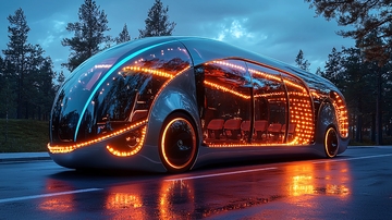 未来派自动驾驶公交车