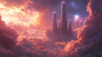 云端之上的梦幻城堡