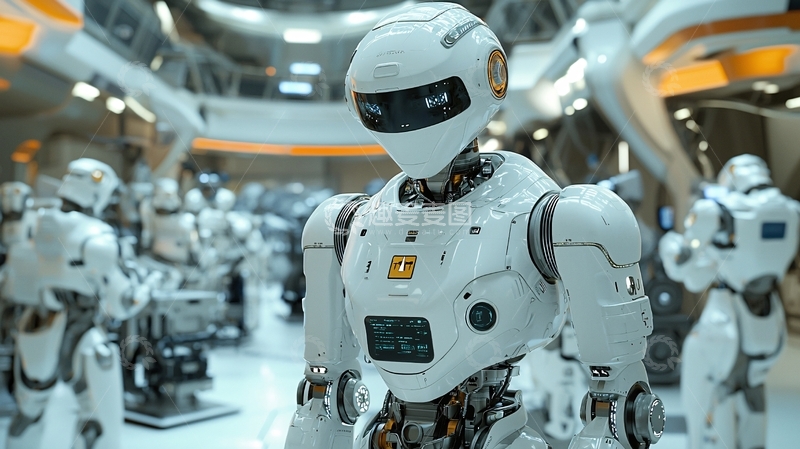 高清大图下载【趣麦麦图】未来机器人